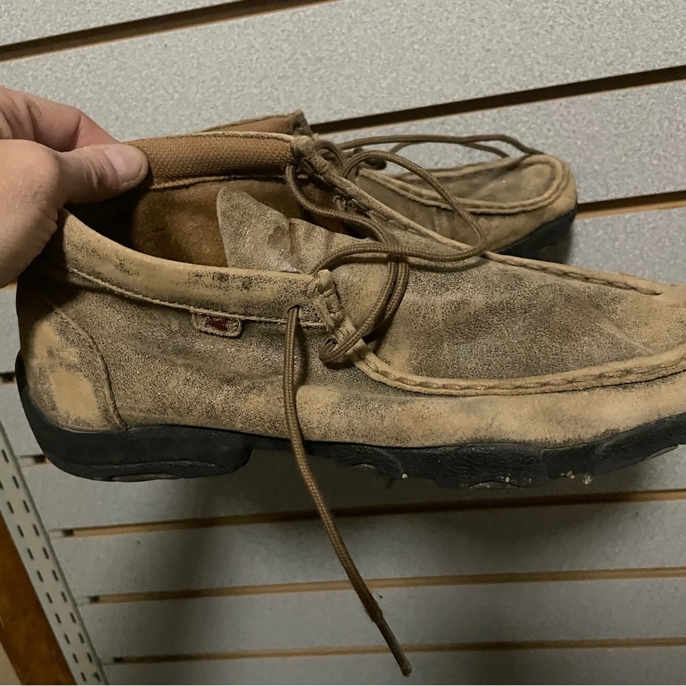 Twisted X Driving Mocs Men’s Size 6 M LXP 00202 Used GUC western cowboy leather - Picture 11 of 11